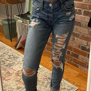 American Eagle ripped jeans